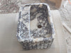 Calacatta Viola Fluted Marble Sink - handcrafted marble sink