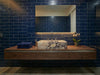 Calacatta Viola Marble Console Sink with Brass Stand - calacatta viola gold marble sink