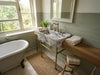 Calacatta Viola Marble Sink with Brass Frame - calacatta viola marble sink