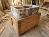 Calacatta Viola Marble Vessel Sink for Luxury Bathroom - wall mounted marble sink