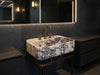 Calacatta Viola Marble Vessel Sink for Luxury Bathroom - custom marble sink