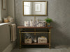 Calacatta viola marble vessel sink shown for a made-to-order vanity project