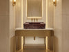 Rosso Levanto Wall Mounted Marble Sink - luxury marble vanity