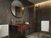 Rosso Levanto Wall Mounted Marble Sink - marble vanity