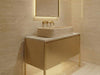 Travertine Bathroom Sink for Modern Vanity - travertine sink